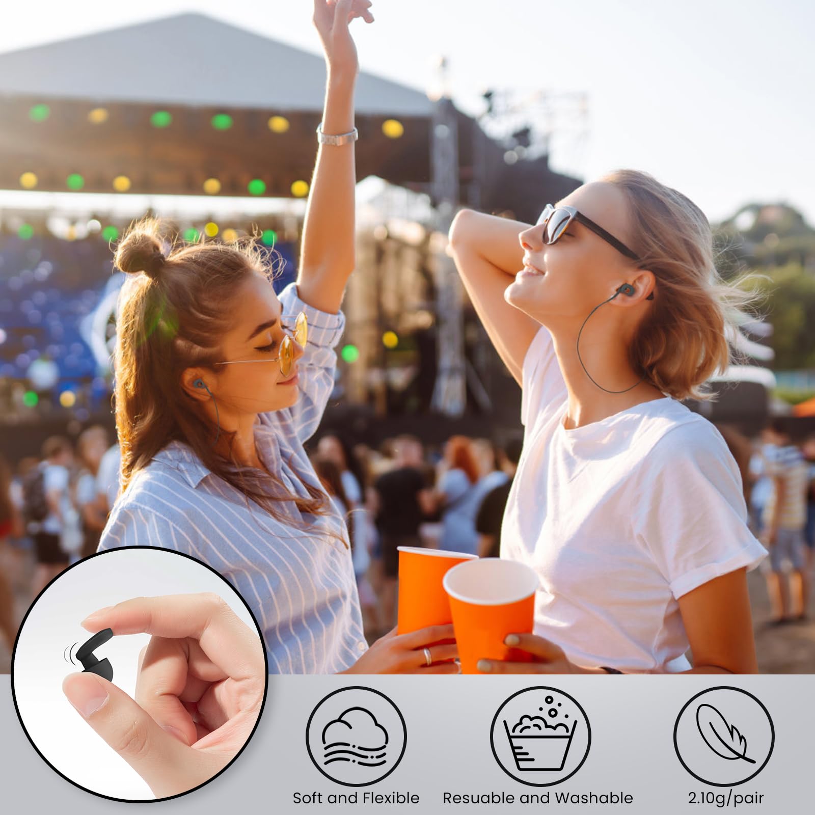 Loetruy sleeping earplugs ideal for light sleepers needing calmer nights.
