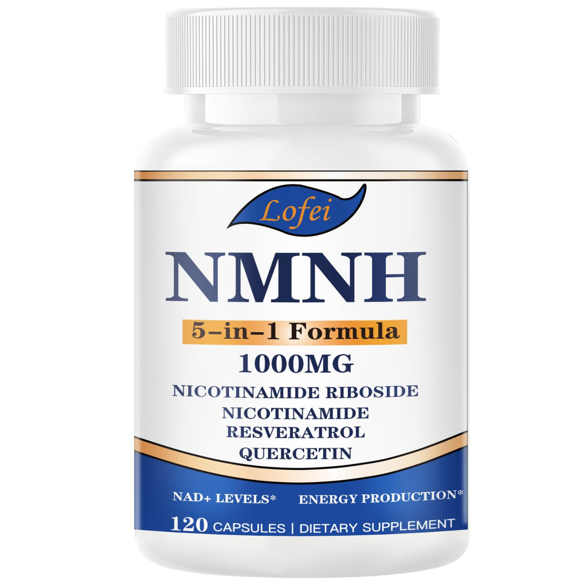 Lofei NMNH bottle with capsules ready for daily NAD+ support.