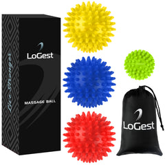 Logest foot massage ball set ready for home deep tissue relief.