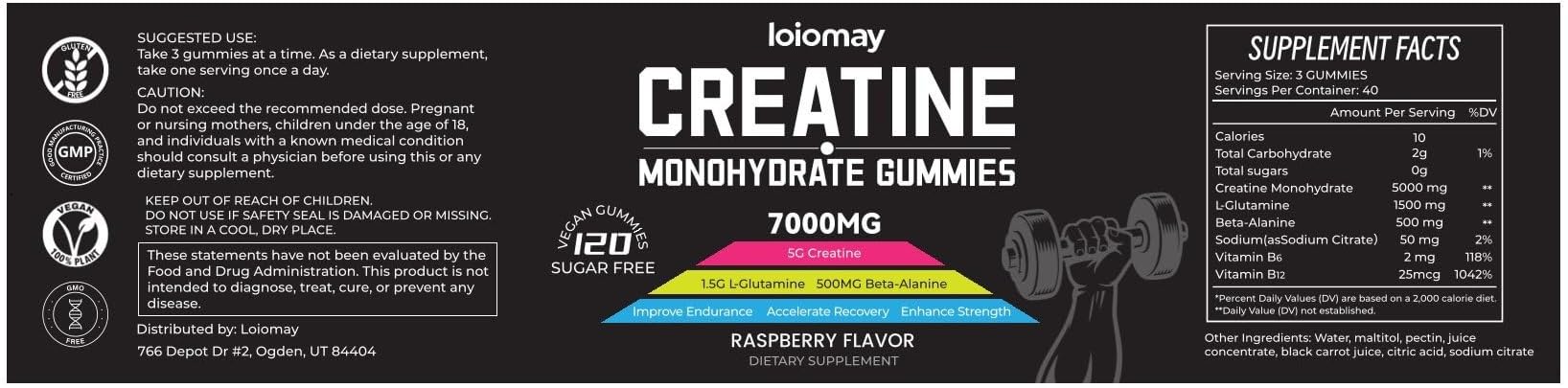 Loiomay gummies texture shown as pleasant and chewy during training