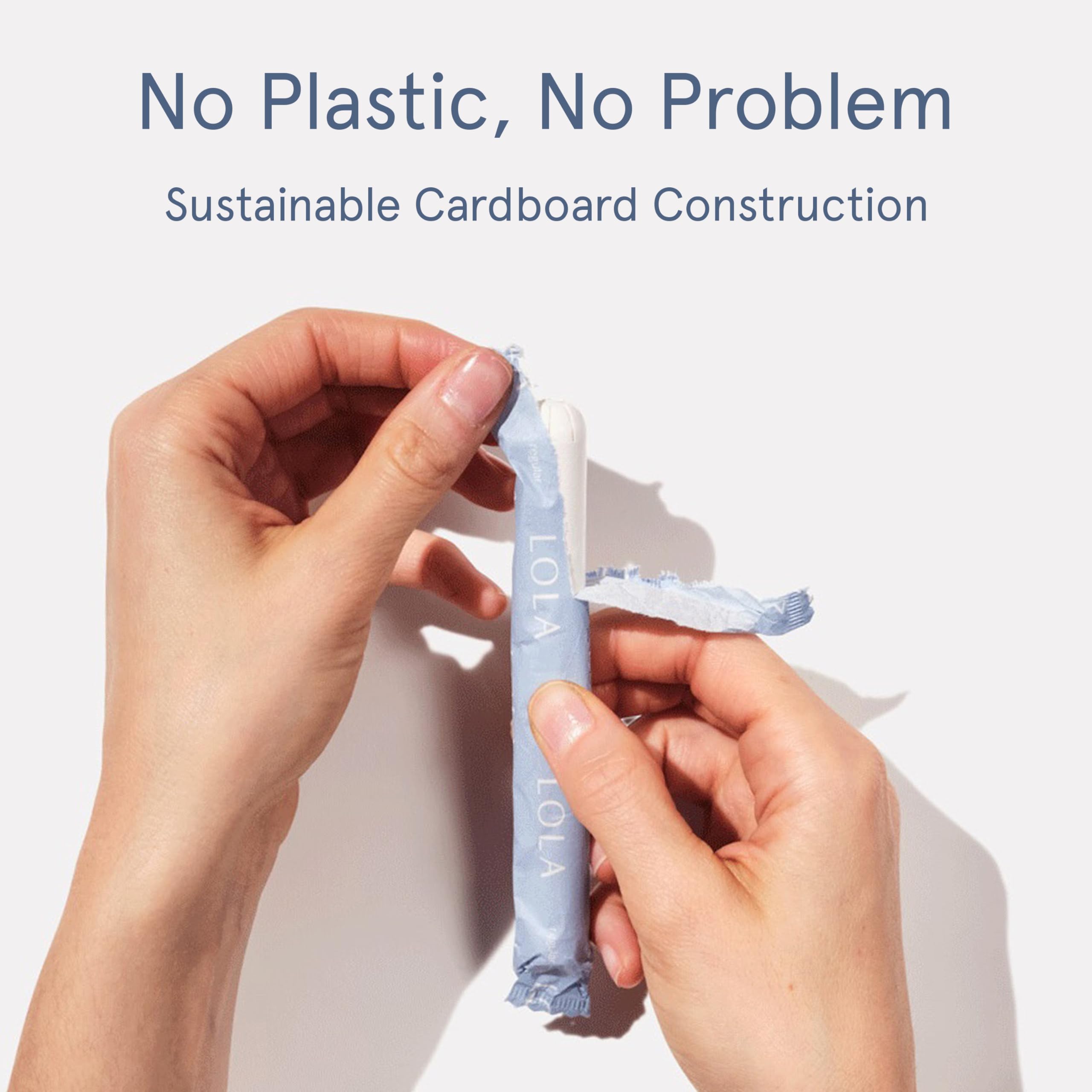 LOLA brand ethos and initiatives highlighted on packaging