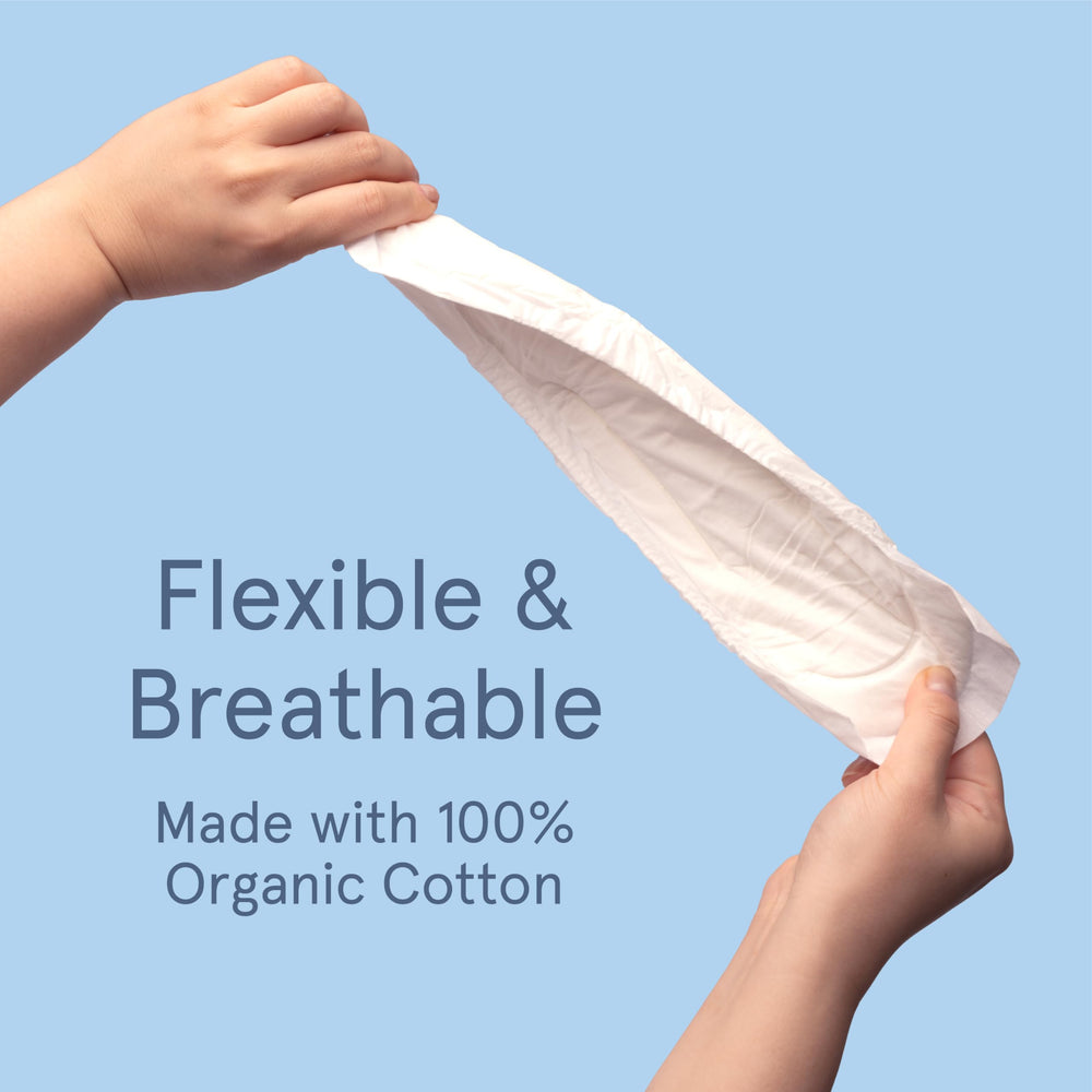 LOLA postpartum pad with c-section recovery-friendly design for support