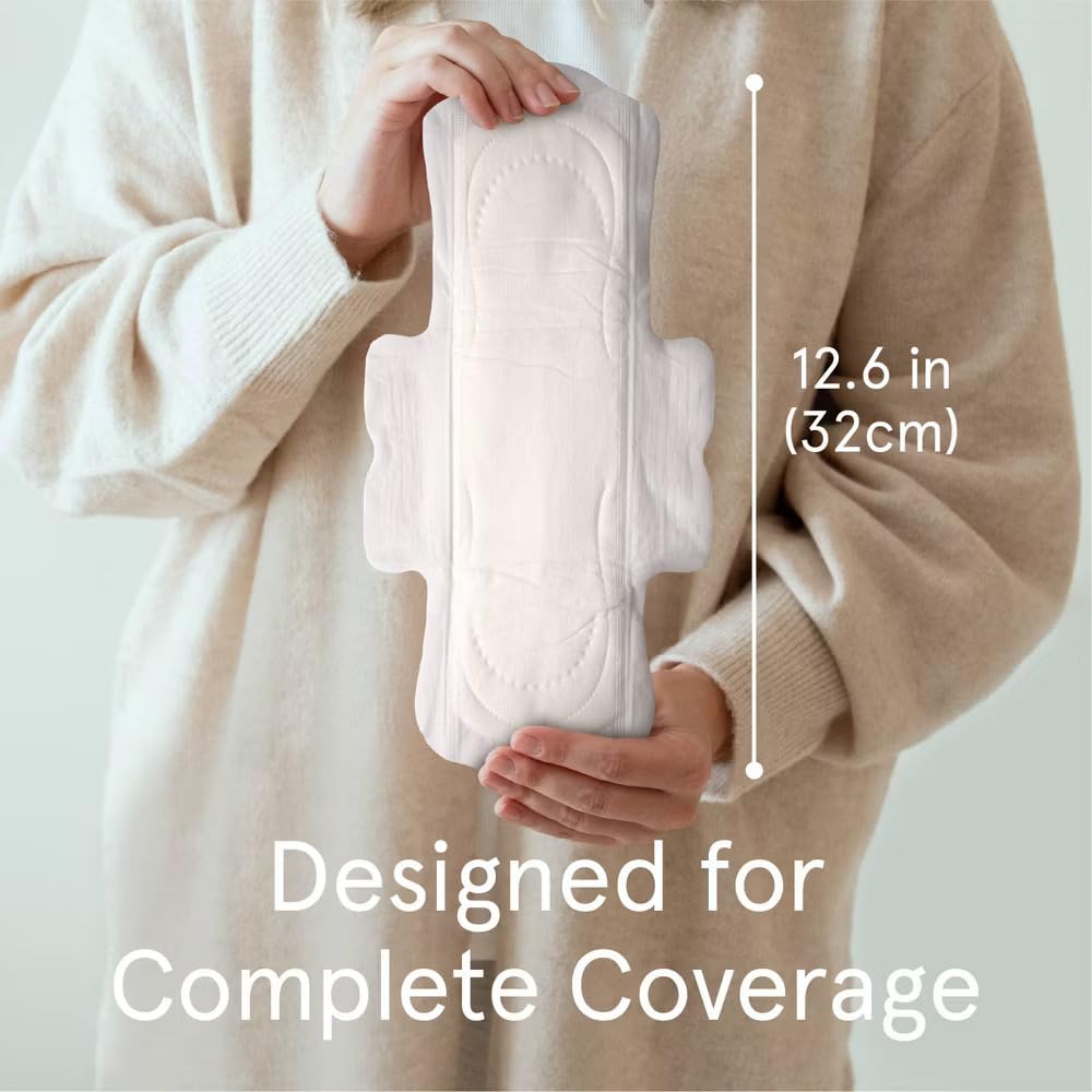LOLA skin-friendly organic cotton postpartum pad designed for comfort