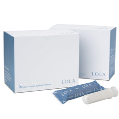 LOLA super organic cotton tampons compact applicator for everyday protection