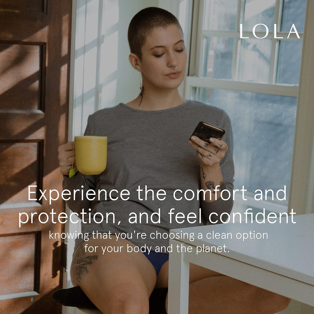 LOLA toxin-free, fragrance-free formula helps reduce irritation and discomfort.