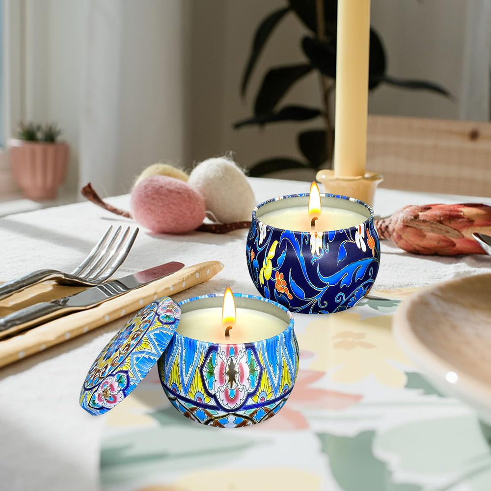 Lomangdi 4oz candle pack includes two fragrances for versatile home scenting.