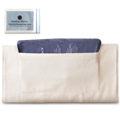 LONDON LINENS castor oil wrap 17.5x9 inch coverage for larger areas