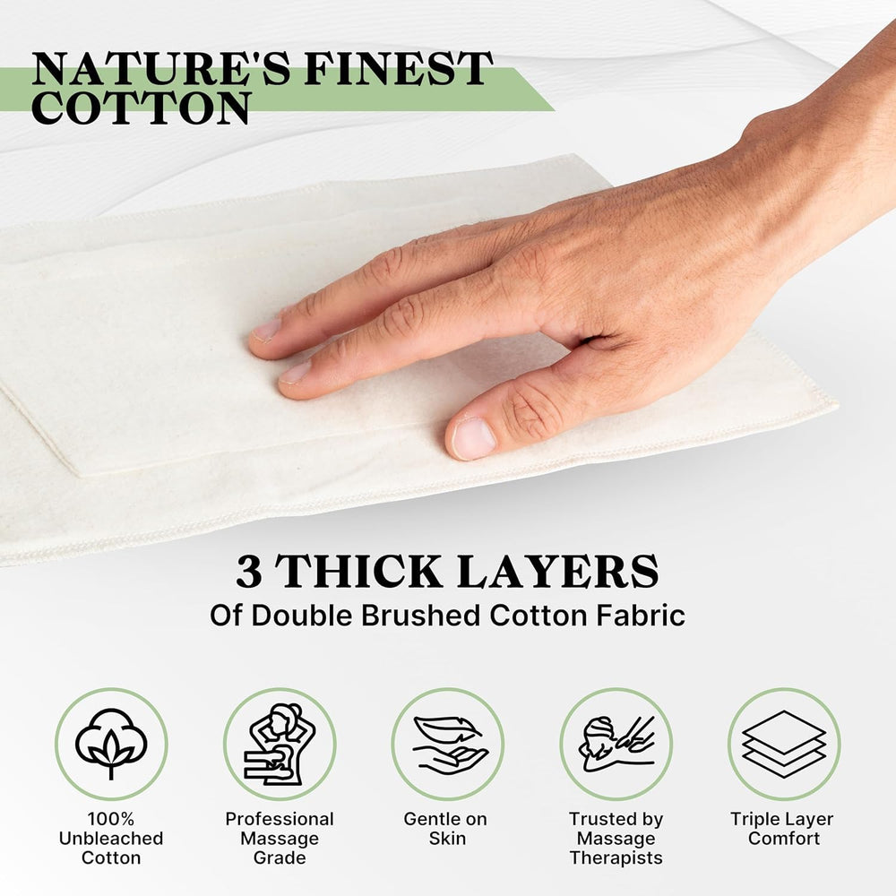 LONDON LINENS neck wrap usage showing targeted warmth for neck comfort