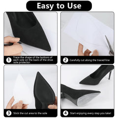 Lonfliness 6-pack packaging, six clear pads ready for multiple shoes.