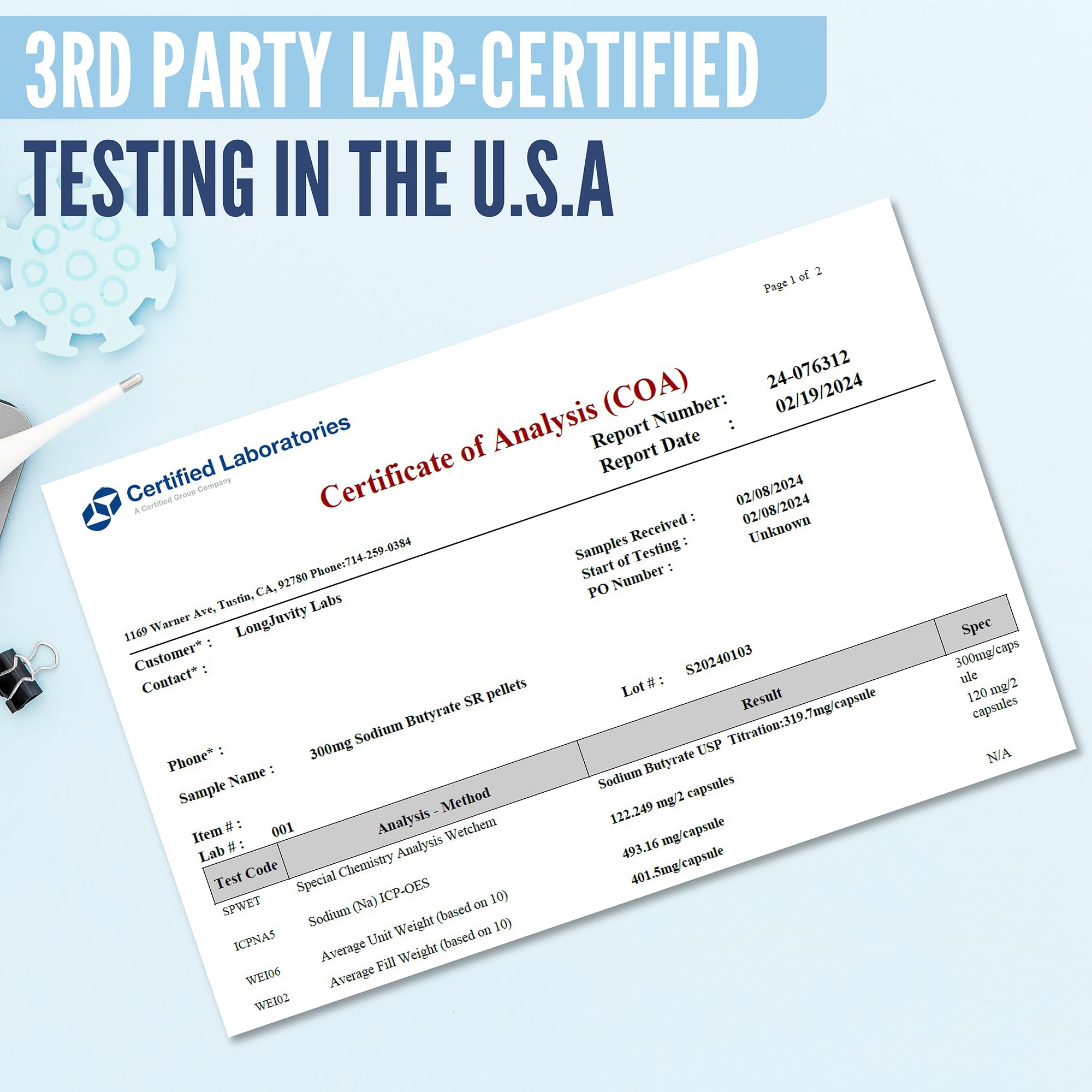 LongJuvity logo beside the product packaging on a clean surface.