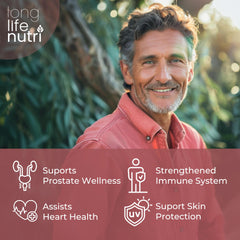 LongLifeNutri Lycopene label shows USA-made quality badge