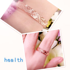 LONGRN copper magnetic bracelet close-up highlighting adjustable fit and finish