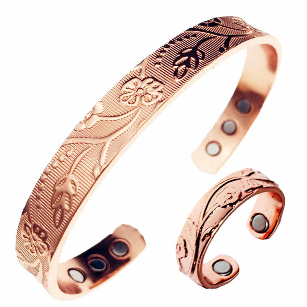 LONGRN pure copper magnetic ring close-up showing sleek design and comfort