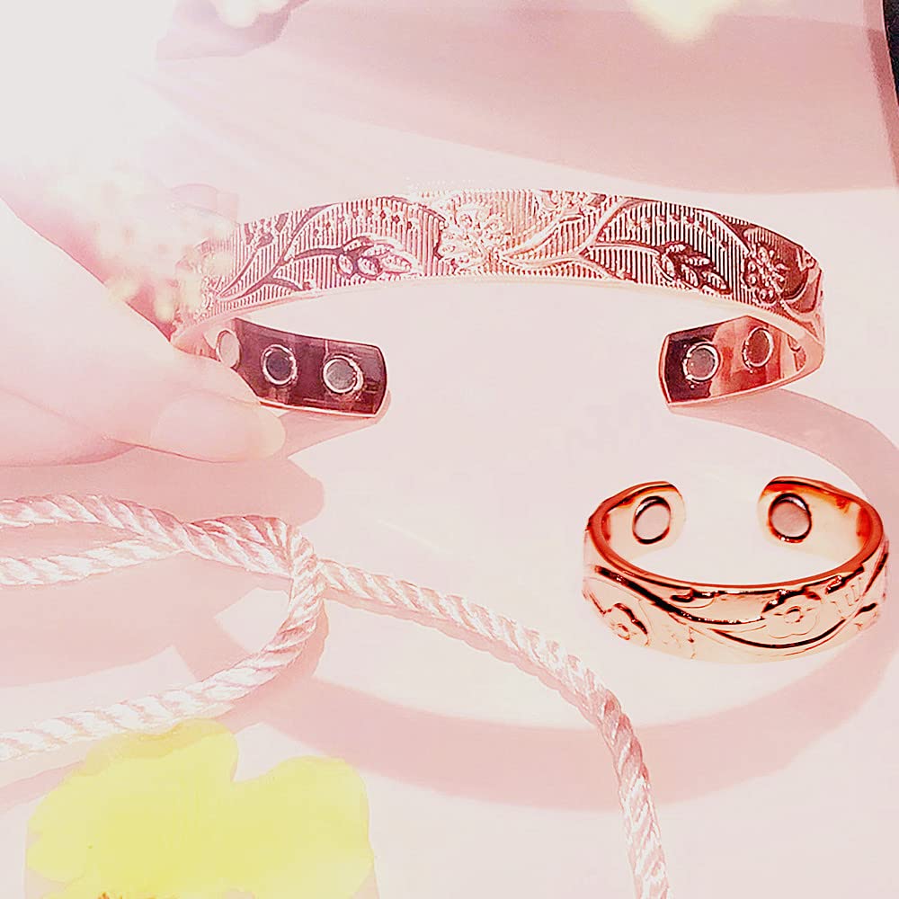 LONGRN ring and bracelet set displayed together for versatile wear