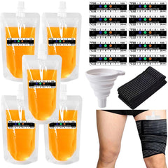 LonlyEagle urine test bag transparent leakproof for discreet travel use.
