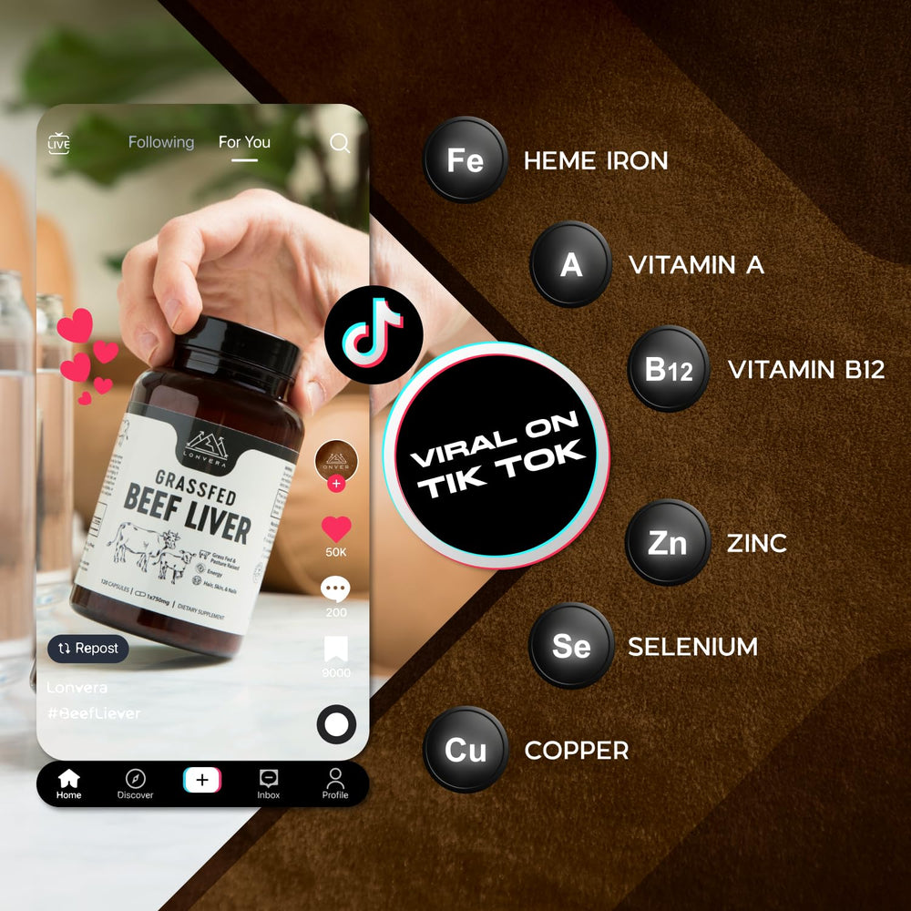 Lonvera skin-hair-nails nutrient framing with natural ingredients.