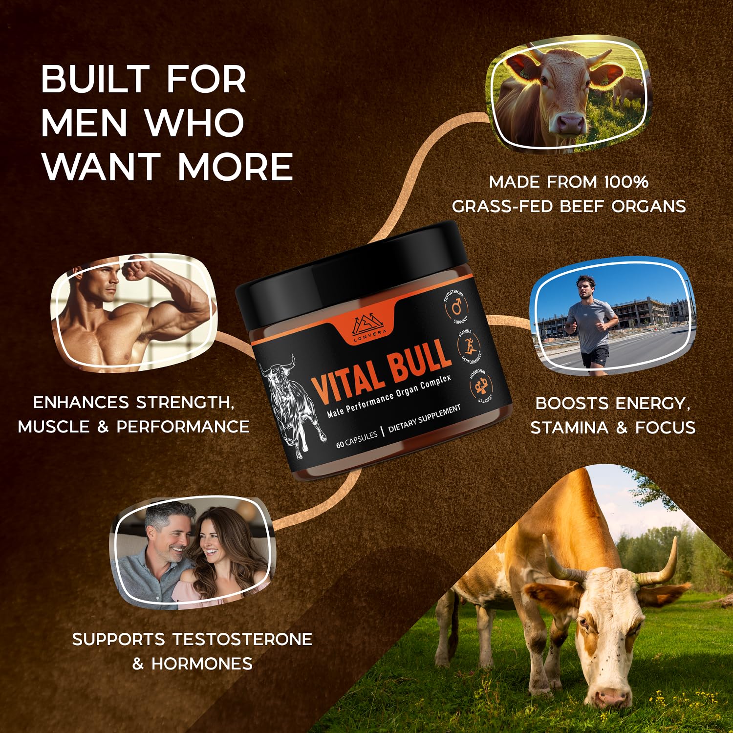 Lonvera Vital Bull freeze-dried process preserves nutrients without heat exposure