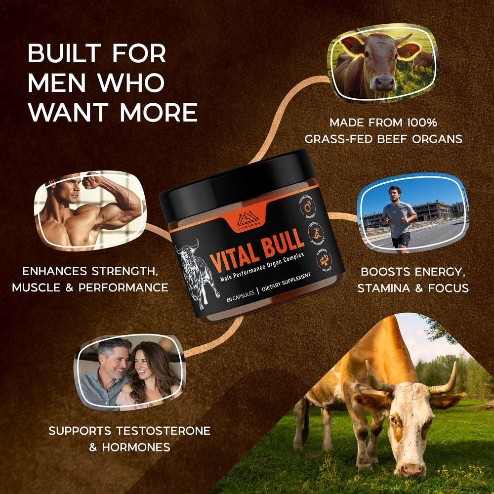 Lonvera Vital Bull freeze-dried process preserves nutrients without heat exposure