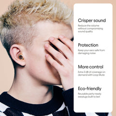 Loop Experience 2 Plus earplugs in case provide on-the-go protection