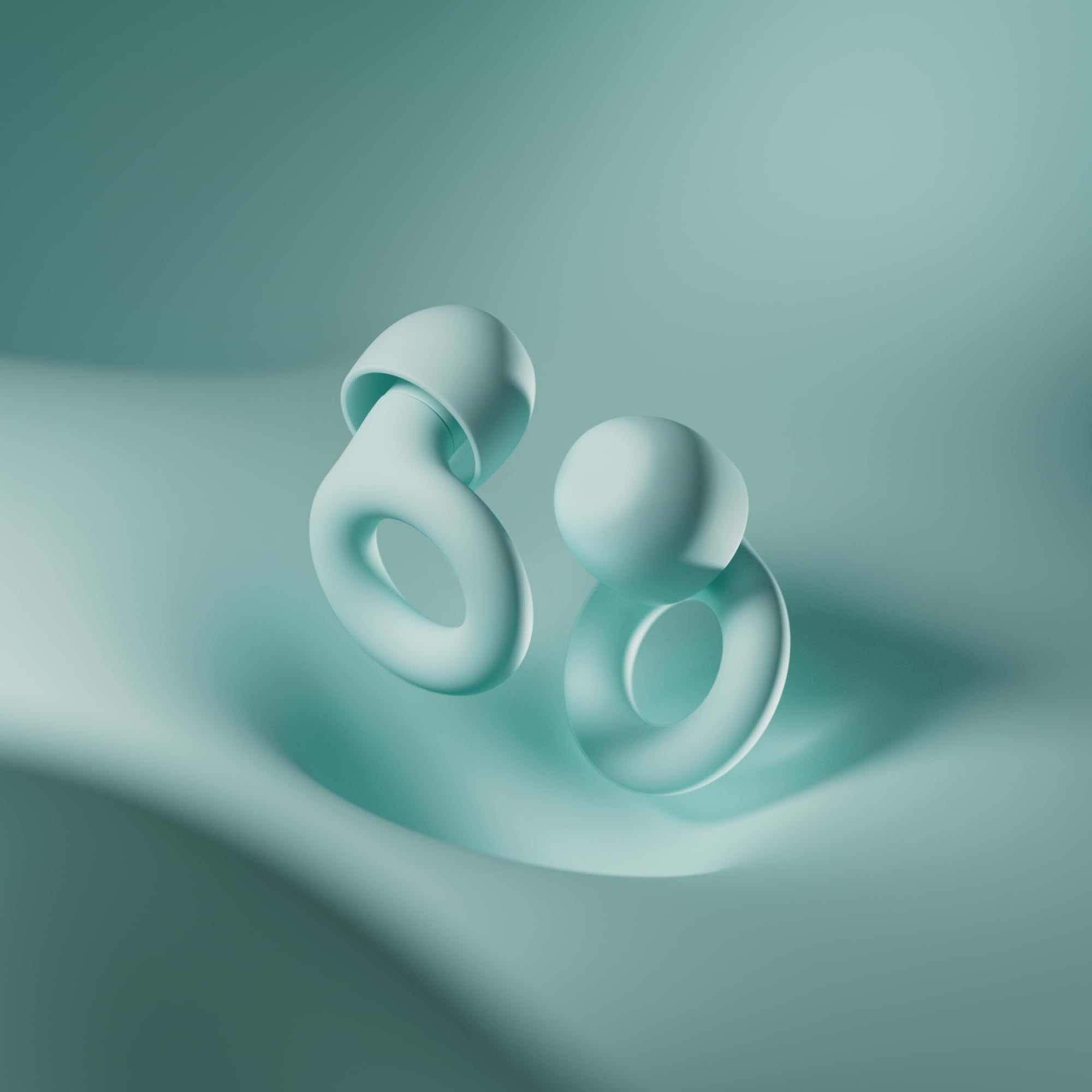 Loop Quiet 2 earplugs on a pillow demonstrating side sleep comfort