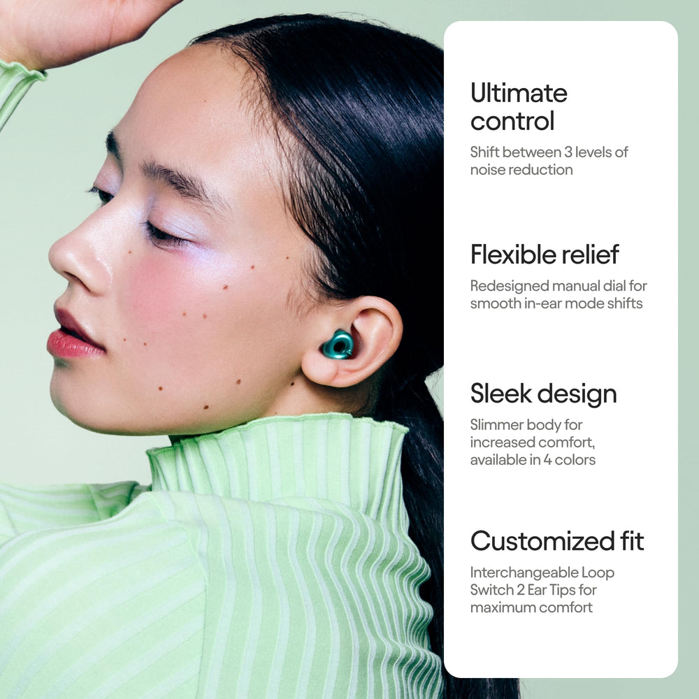 Loop Switch 2 in engage mode clarifies conversations in busy environments.