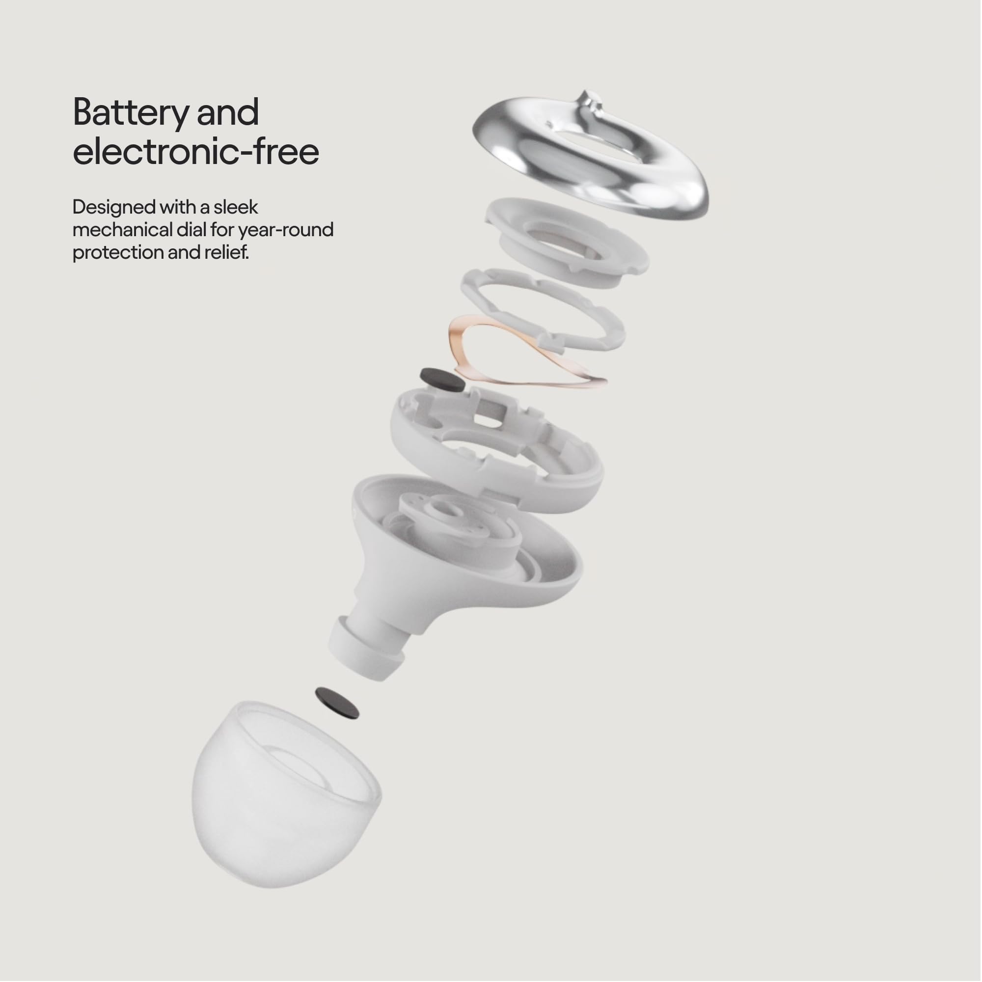 Loop Switch 2 ear tips L designed for larger ears with secure fit.