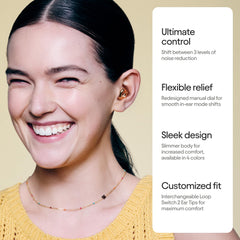 Loop Switch 2 earplugs in engage mode support easy conversations in busy spaces