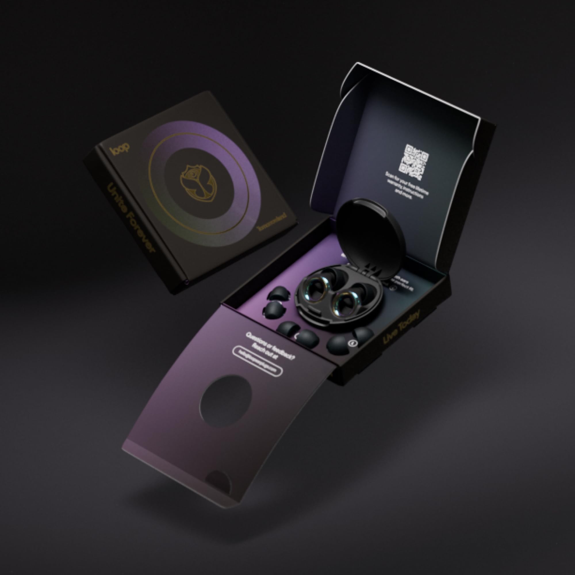 Loop Experience 2 earplugs adjustable tips ensure secure, comfortable fit