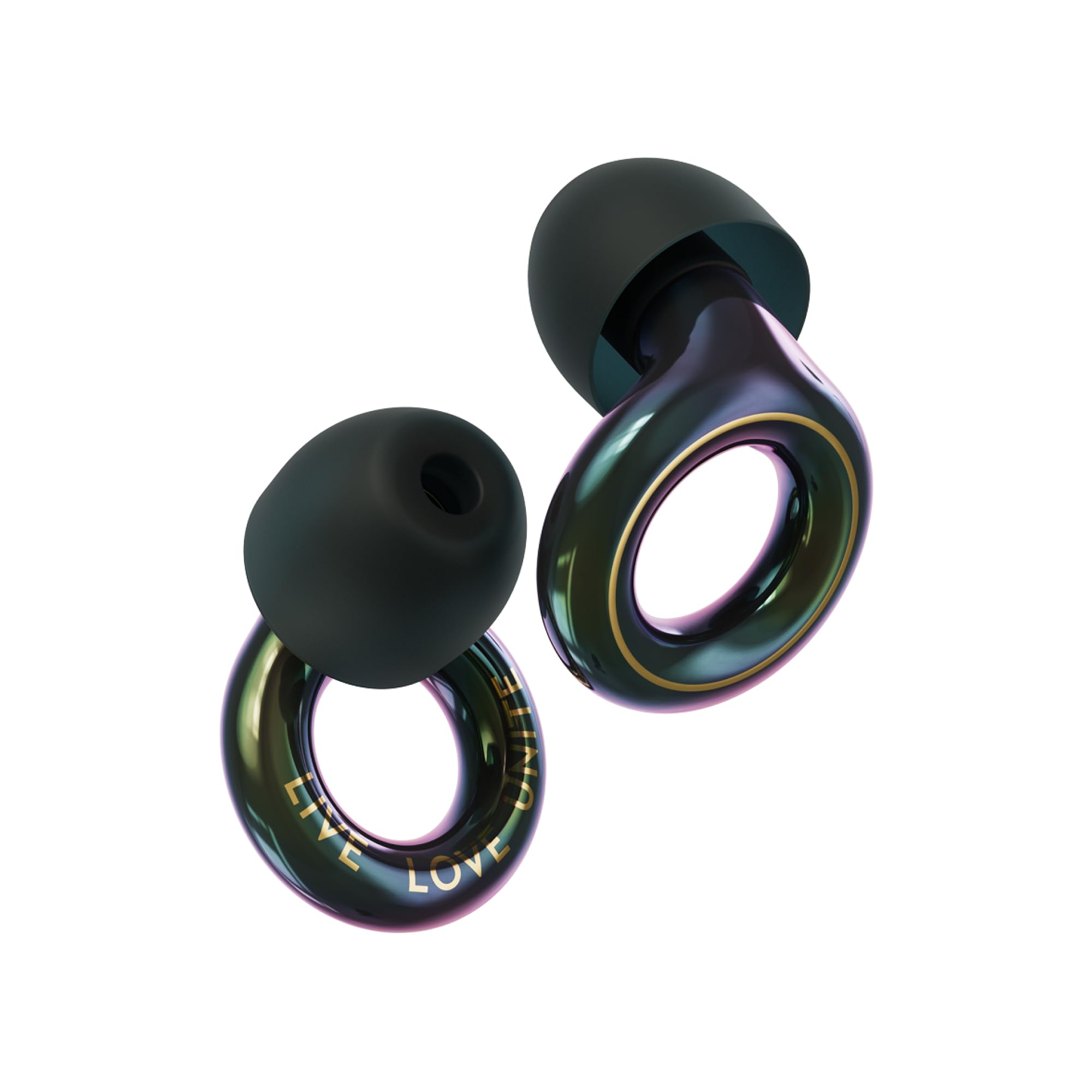 Loop Tomorrowland Experience 2 earplugs front view for crystal-clear sound at festivals