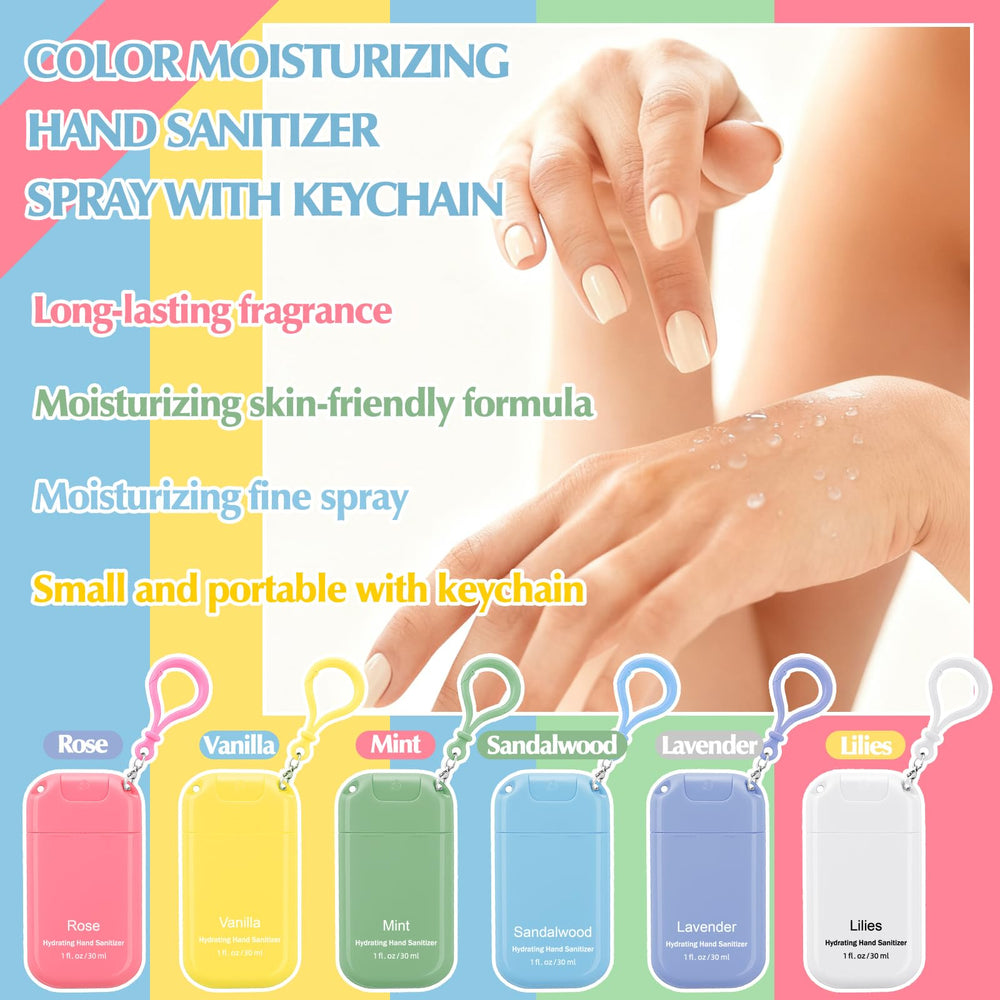 Loopeer lavender-scent mini sanitizer offers a light fragrance at work or school.