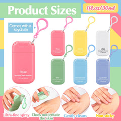 Loopeer rose-scent mini sanitizer for a fresh scent during commutes.