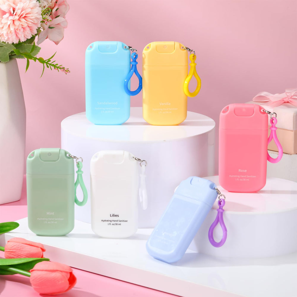 Loopeer vanilla-scent mini sanitizer provides pleasant aroma in gym or purse.
