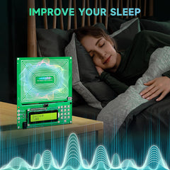 LOOYIG sleep device on nightstand ready to ease bedtime routines.