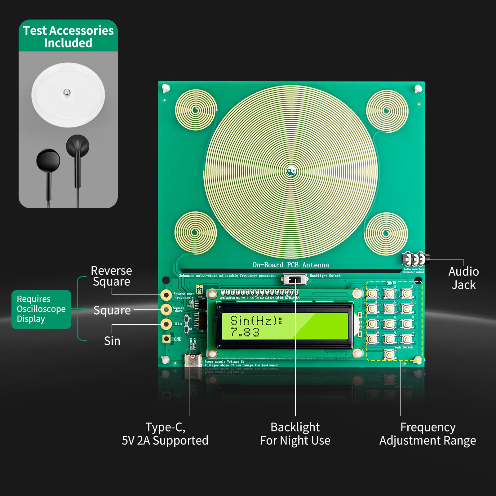 LOOYIG wide frequency range control allows customized sessions for relaxation.