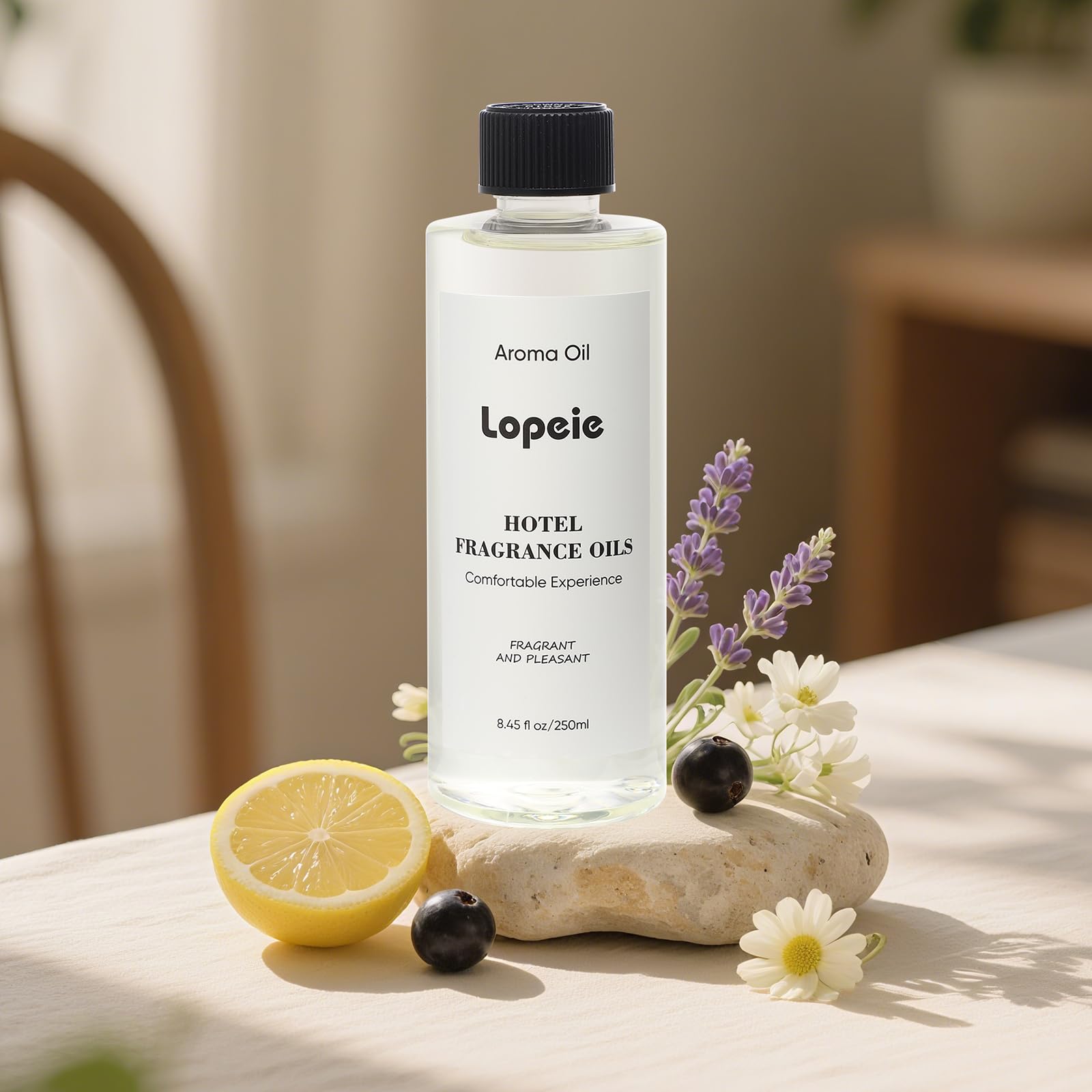 Lopeie diffuser emits hotel-inspired scent through ultrasonic diffusion