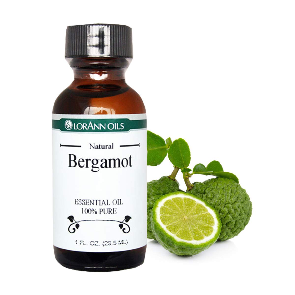 LorAnn Bergamot Oil closeup shows bergamot peel aroma for flavor and scent.
