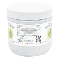 LorAnn Lecithin Liquid 4-Ounce Jar label detail for candy making.