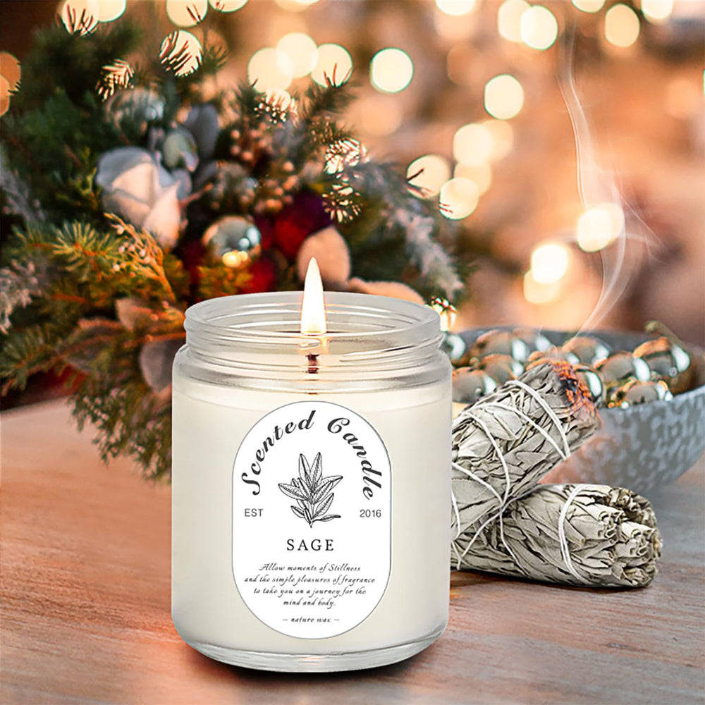 LOSNYA Soy wax candle with clean burn and long-lasting fragrance.