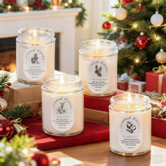 LOSNYA Cedarwood & Amber candle adds a cozy, resinous ambiance to quiet nights.