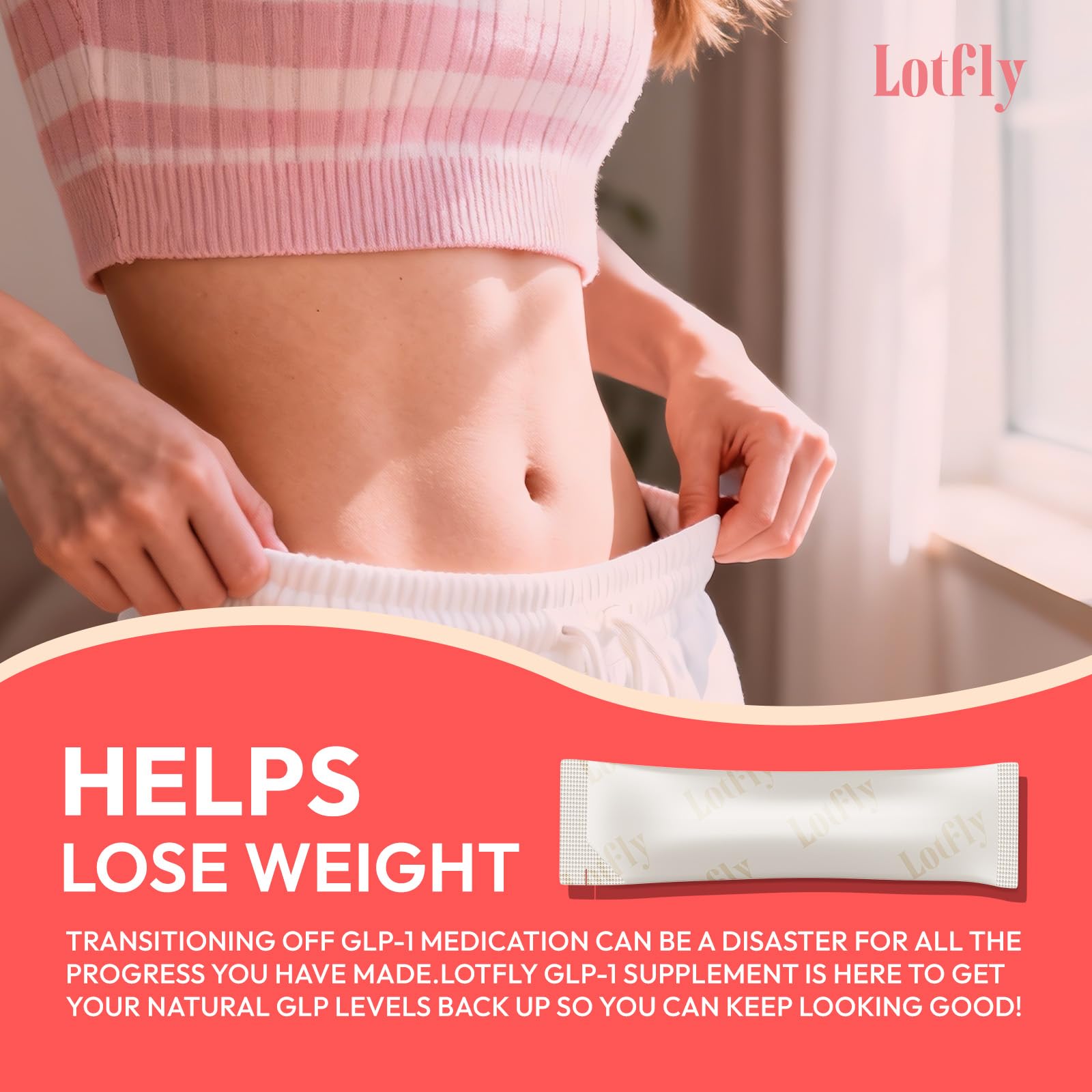 LOTFLY GLP-1 botanical blend with green tea and yerba mate