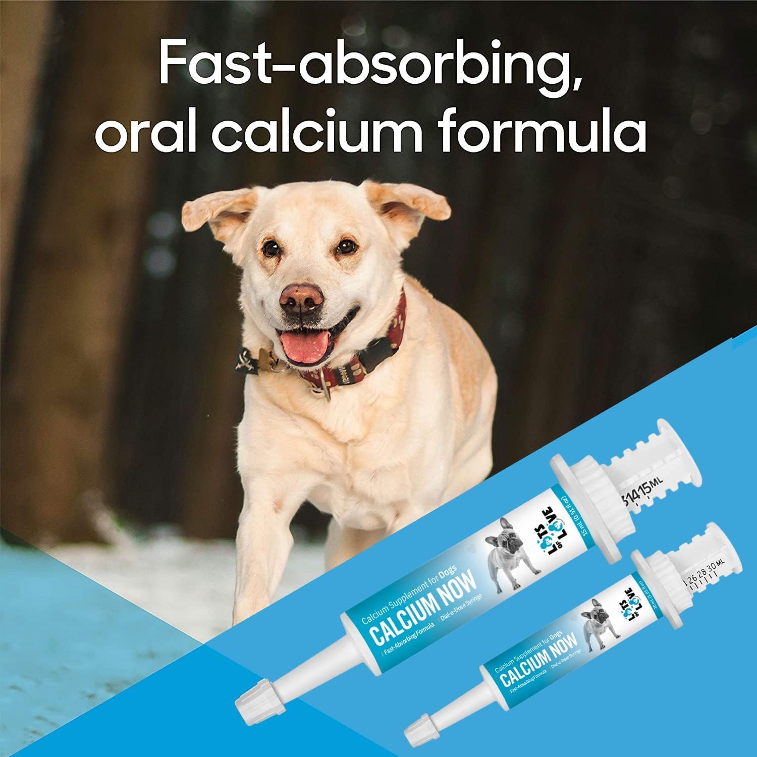 Lots of Love Calcium Now during labor and nursing helps maintain maternal calcium levels.