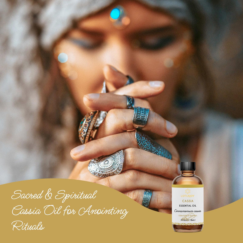 LOTUSJOY Cassia massage oil blend for soothing routines