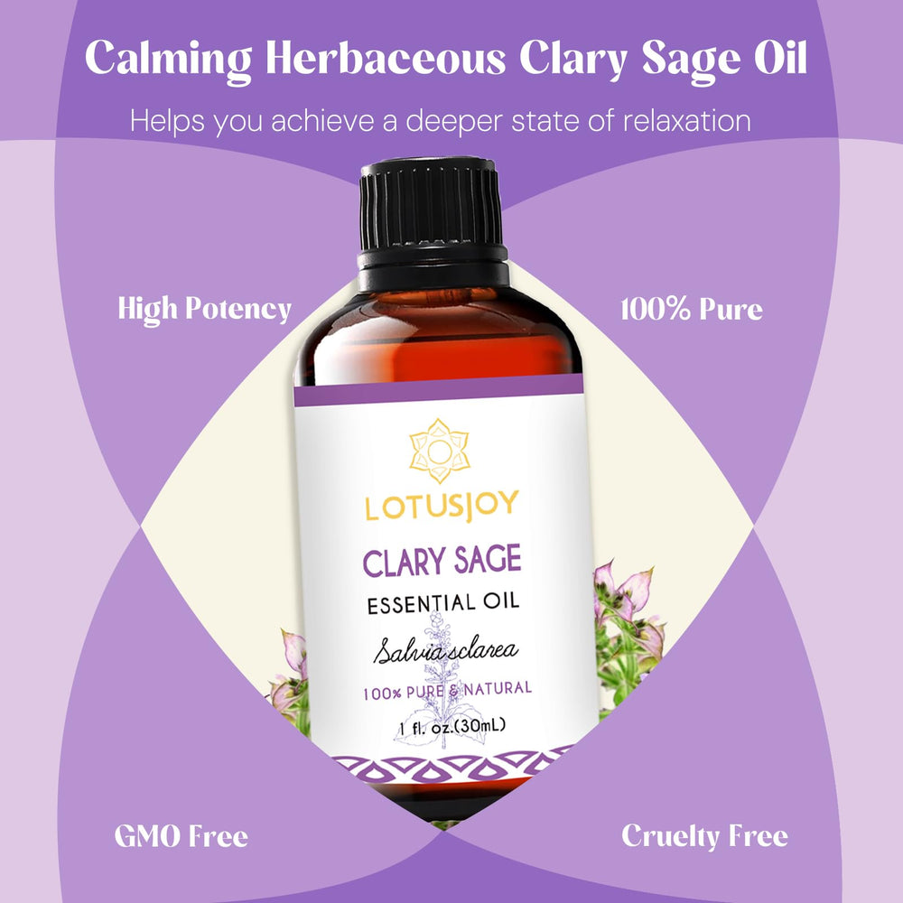 LOTUSJOY Clary Sage Oil in skin care formulations for a natural scent.