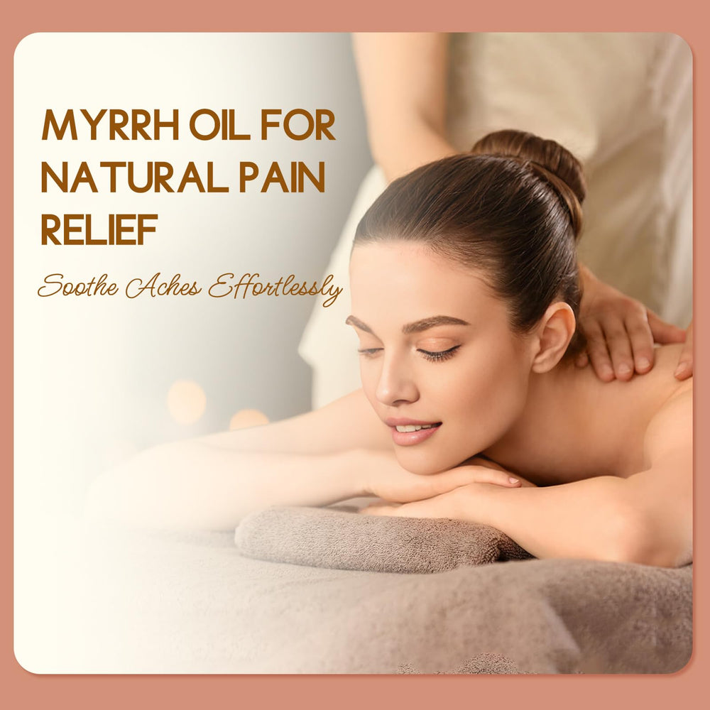 LOTUSJOY Myrrh oil used as ingredient in face cream for nourishment.