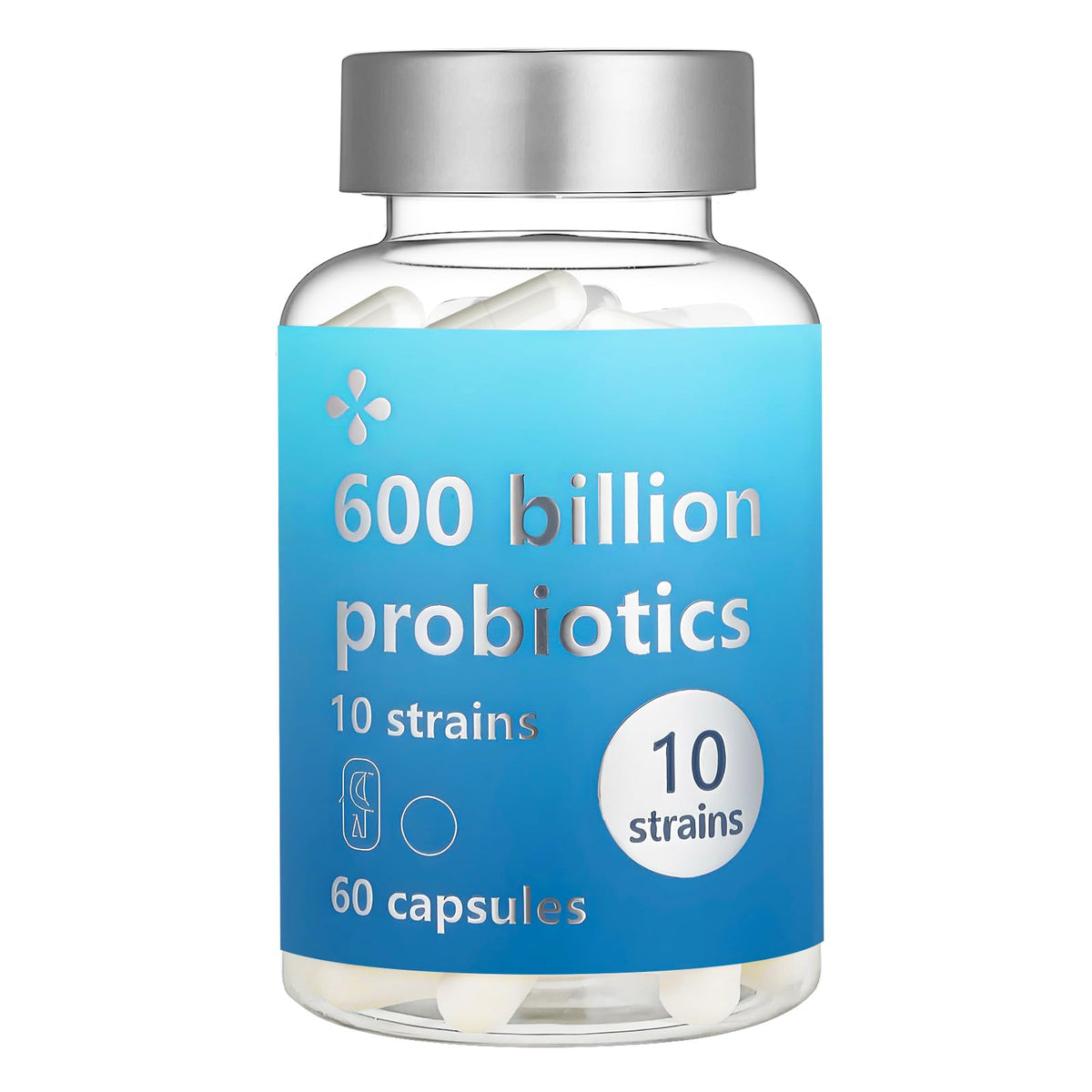 LOUDSAY Probiotics 60 Billion bottle promotes gut balance and digestive comfort.