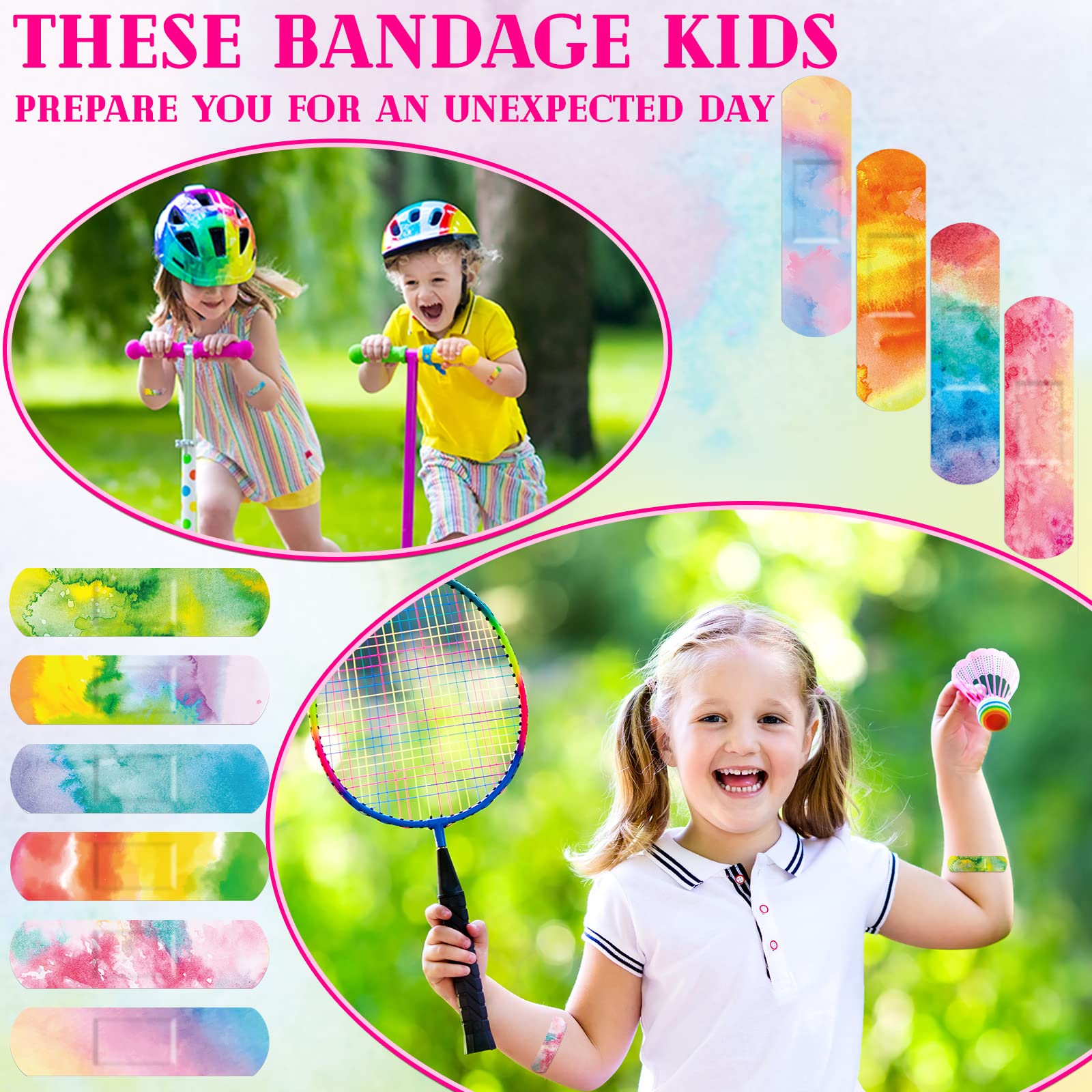 Lounsweer bandages sized 72 by 19 mm fit fingers and small cuts.