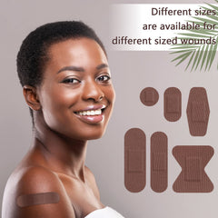 Lounsweer six sizes of skin-tone bandages for versatile wound coverage.