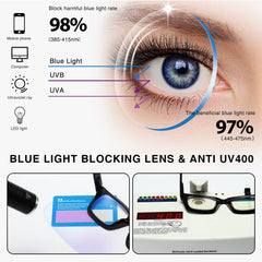 LOUOL READERS flexible spring hinge for a comfortable, adaptable fit