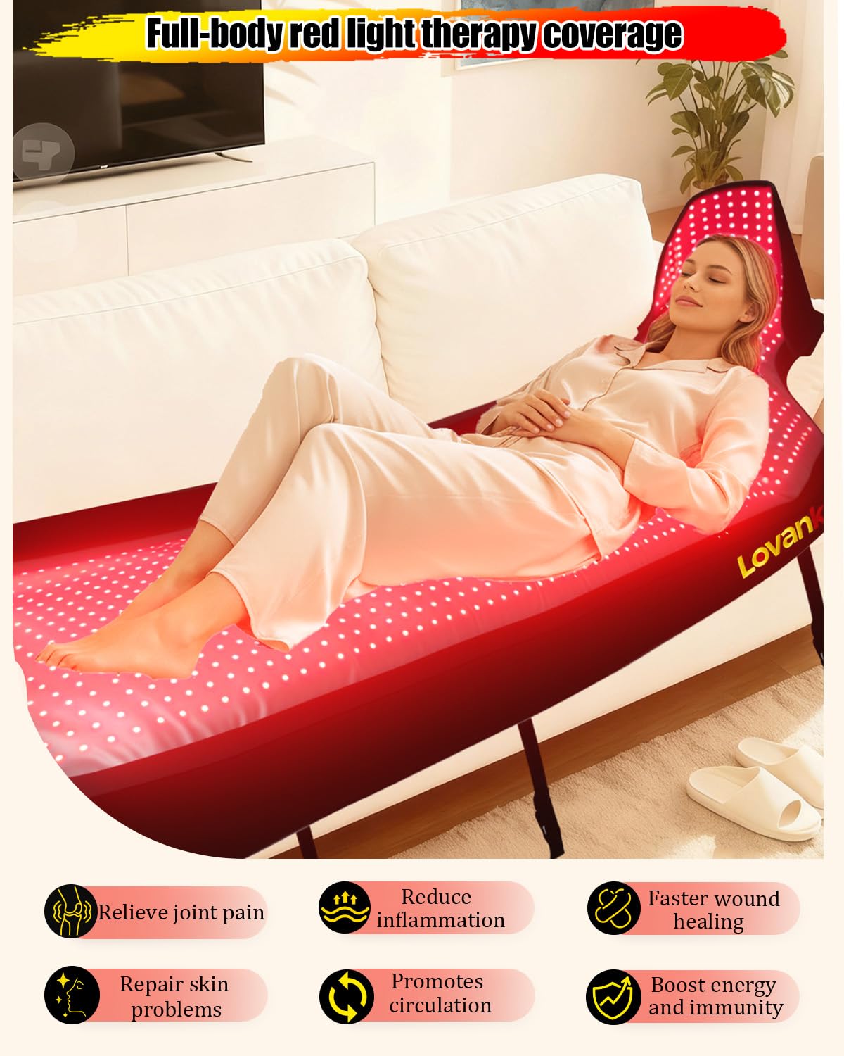 Lovank customizable therapy modes and timer for personalized sessions.