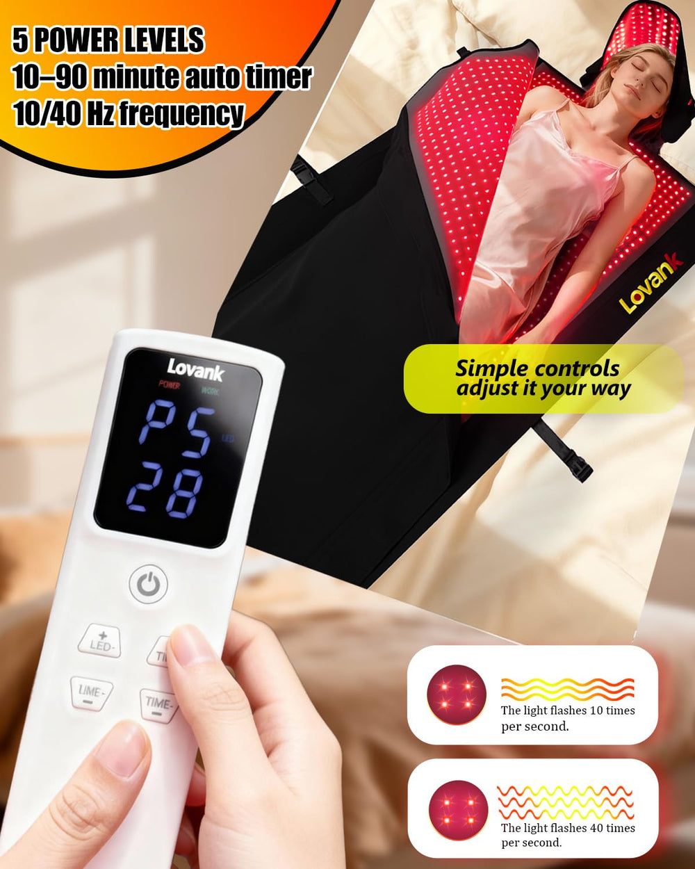 Lovank wrap-style cocoon design for targeted wrap therapy.